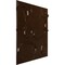 Ekena Millwork 19 5/8in. W x 19 5/8in. H Felix EnduraWall Decorative 3D Wall Panel Covers 2.67 Sq. Ft. WP20X20FEAMB - alternate 3